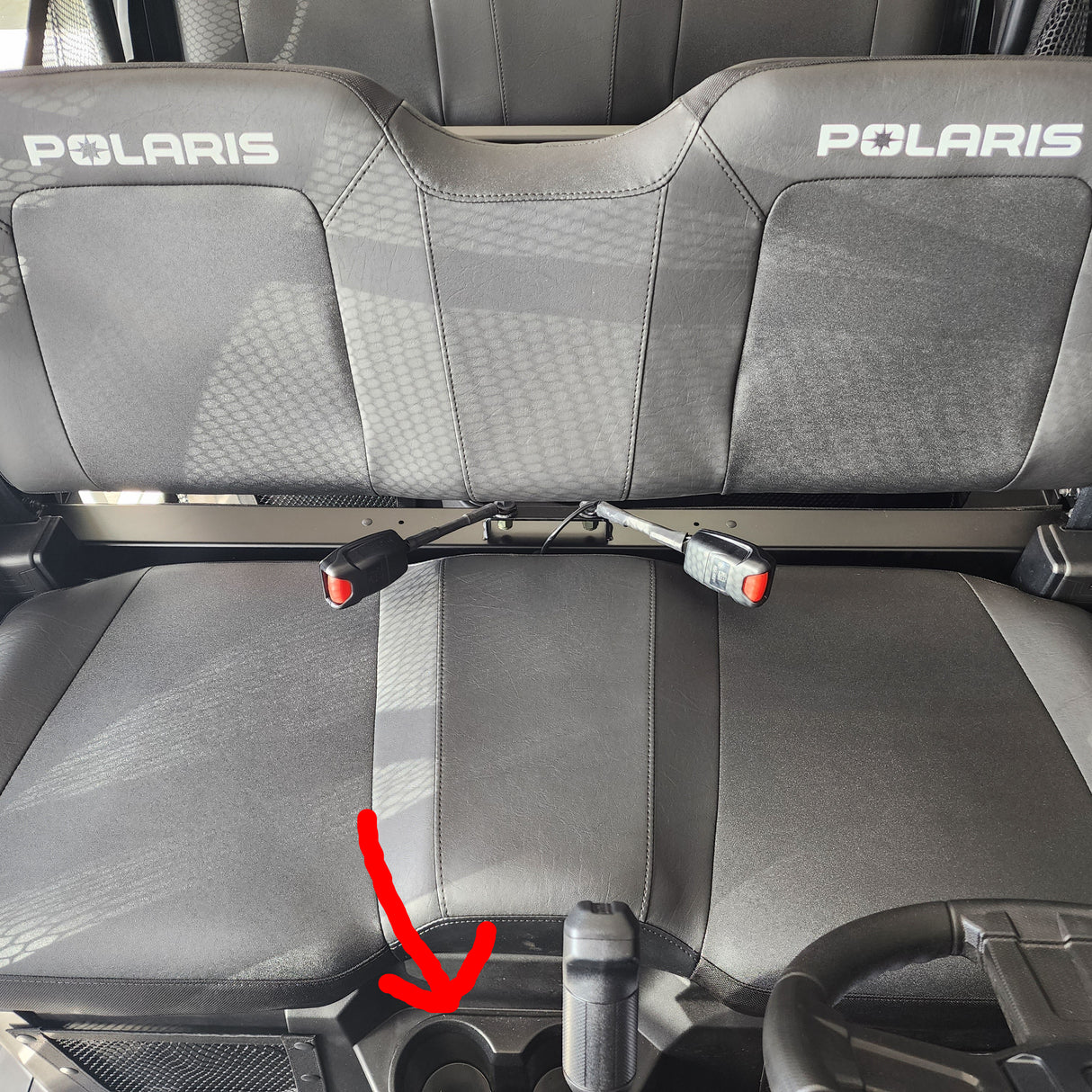Polaris Ranger SP 570 (2022–Current)-Canvas Seat Cover-Heavy-Duty Bench Seat Protection