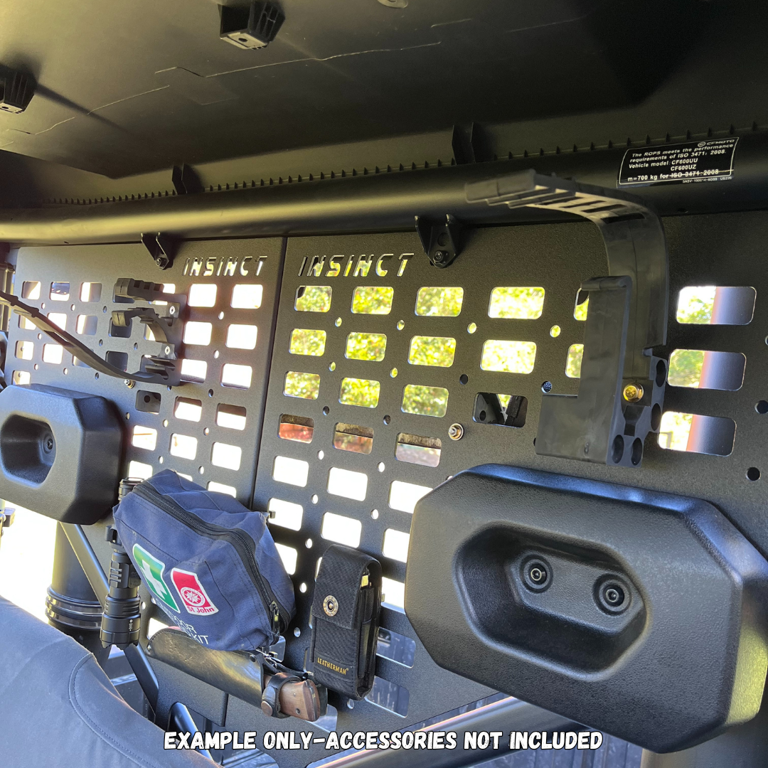 CFMoto UForce 600 & 800XL Rear Rifle Mount & MOLLE Panel