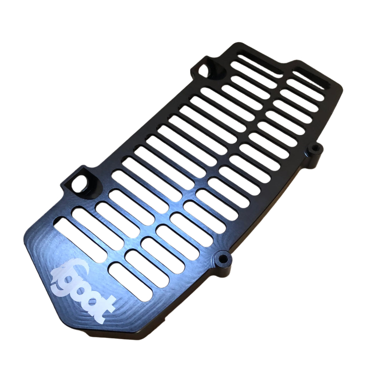 Black anodized radiator guard compatible with 2024 GASGAS enduro and motocross models