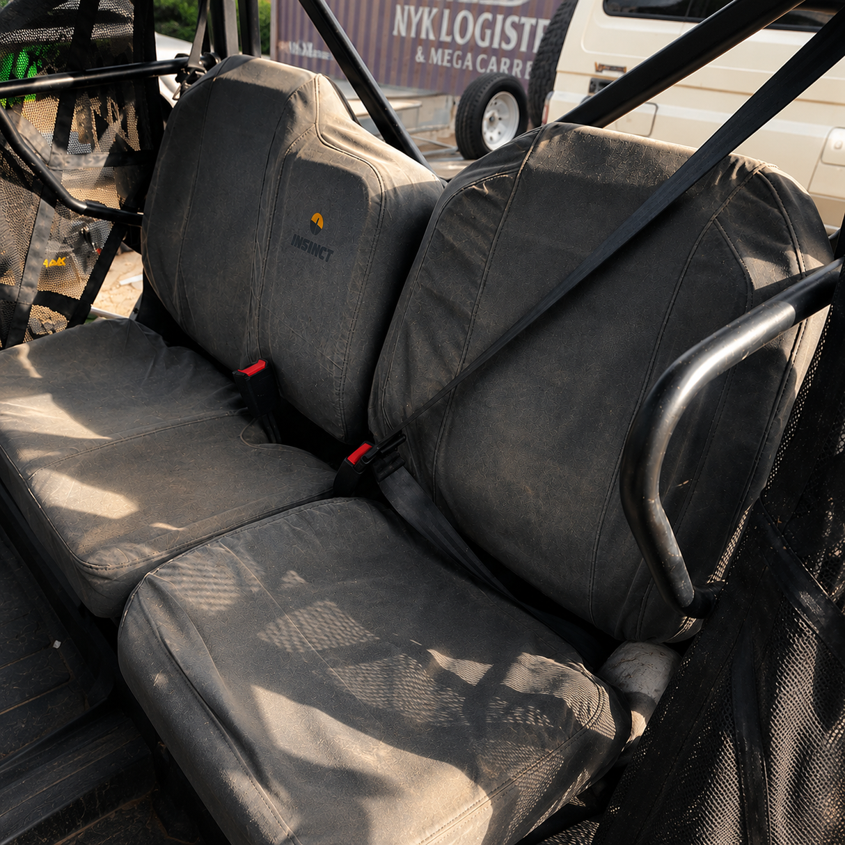Tough aussie made canvas seat cover for CFMoto U6EV