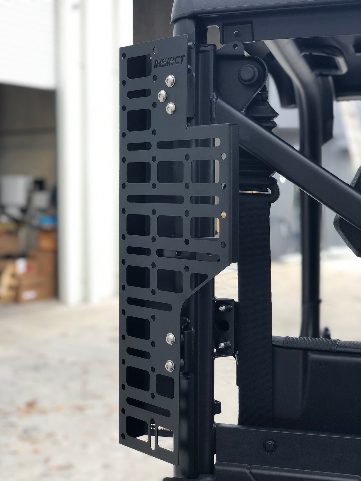 Upgrade your CFMoto UForce 1000 Storage. Side Molle fitted to B-pillar