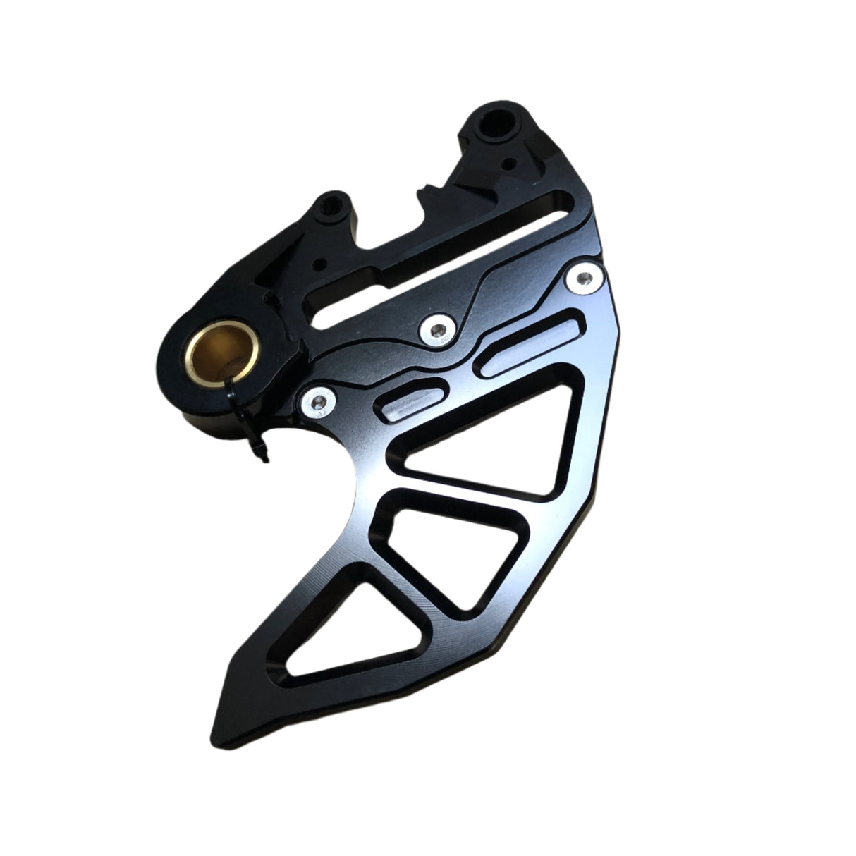 Black CNC aluminium rear brake disc guard for KTM 2005–2023 models