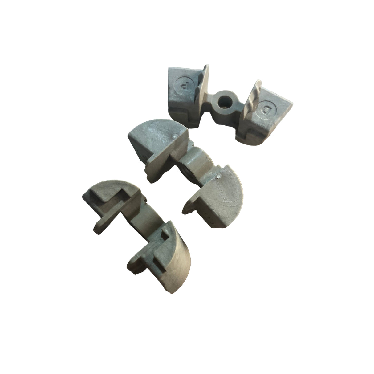 Close-up of nylon cam shoes for CFMOTO CVTech clutch system