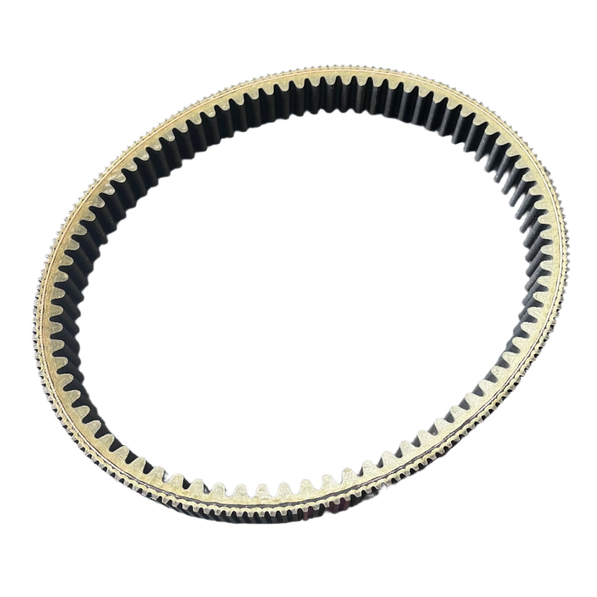 Close-up of Genuine CFMoto Drive Belt (0JWA-055000-10000), showcasing durable construction.