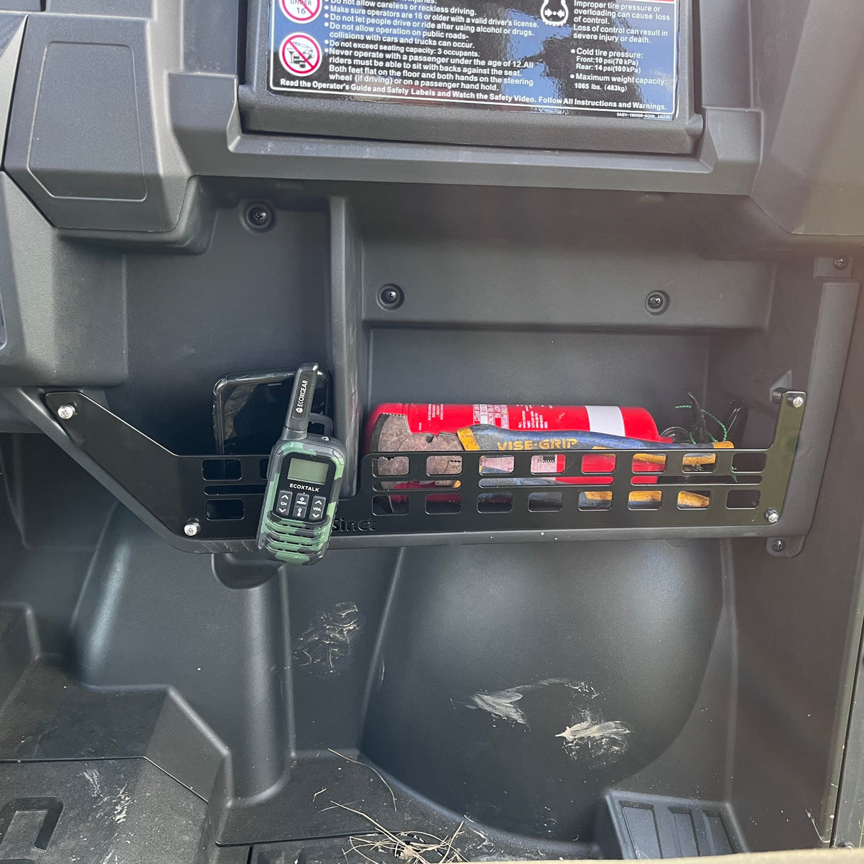 CFMoto Uforce 600 & 800XL UTV Dash Storage Panel Kit