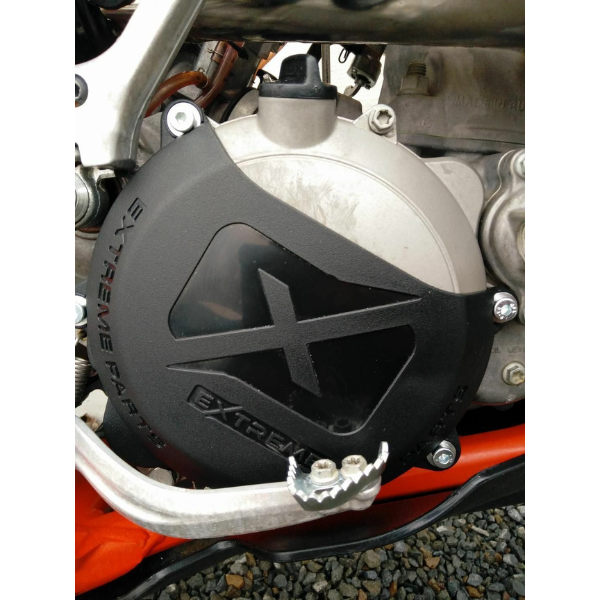 KTM EXC 250-300 2017-2023 Clutch Cover Protector Black