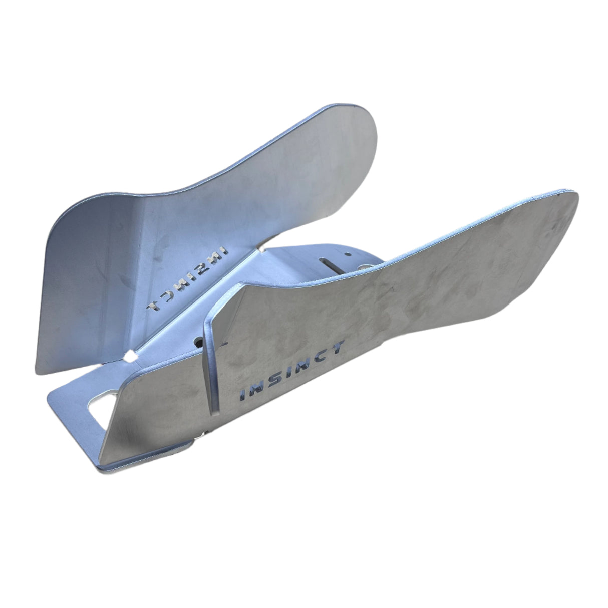 Passenger side aluminium CV guard for UForce 600 – unmounted view