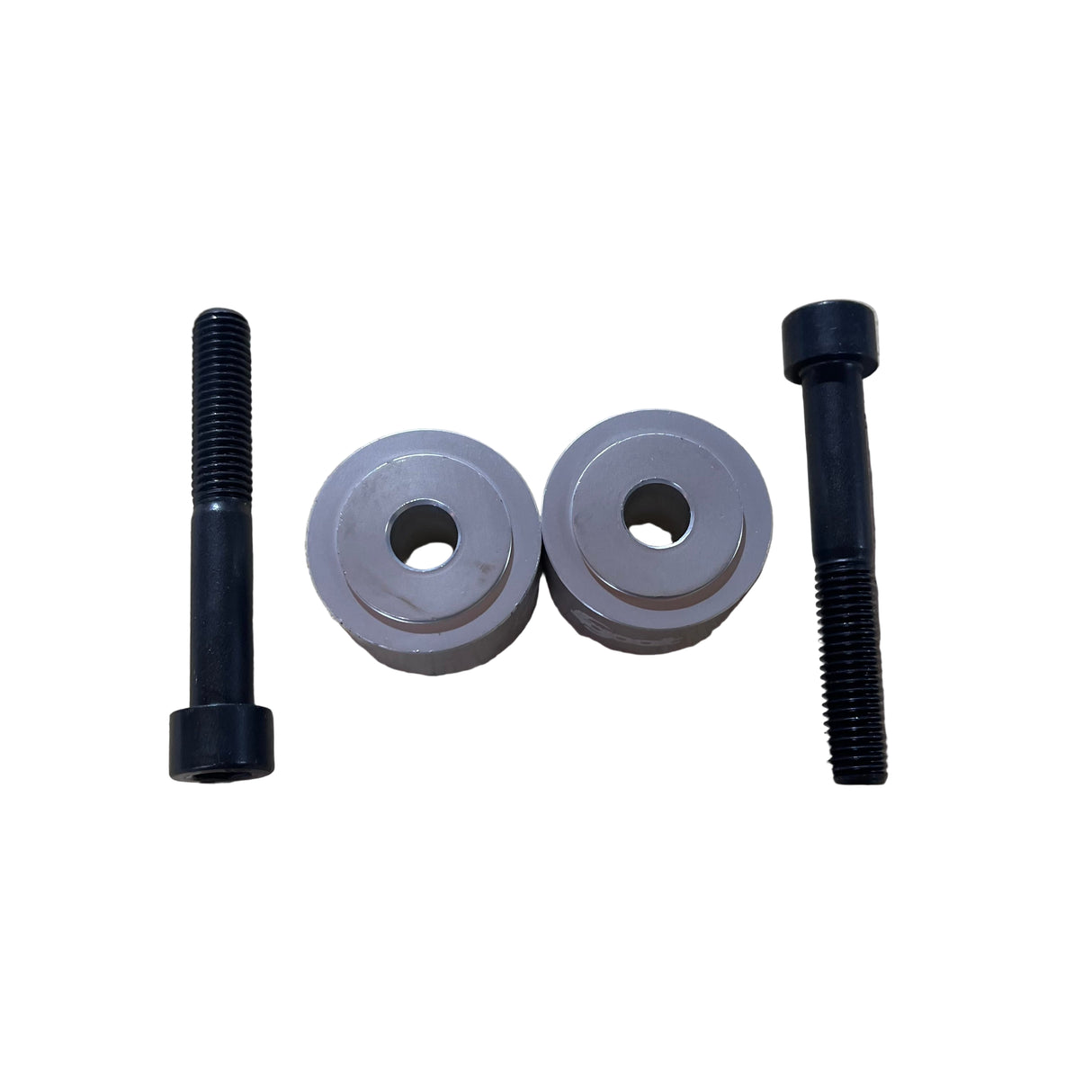 Side profile of a single 20 mm handlebar riser, highlighting clean machining, chamfered edges, and precision-drilled bolt holes. For KTM and Husqvarna