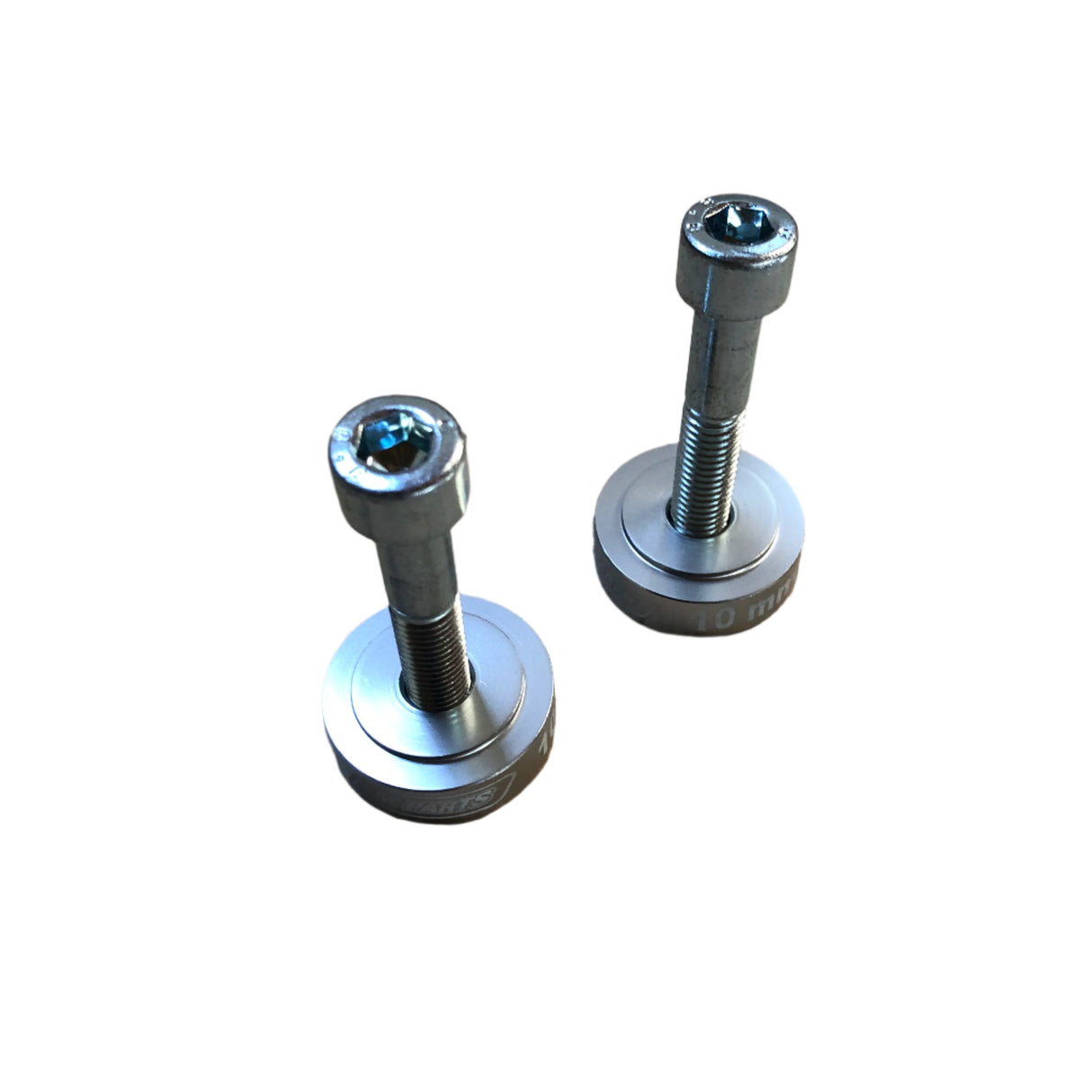 op-down image of risers with bolts for KTM/Husqvarna