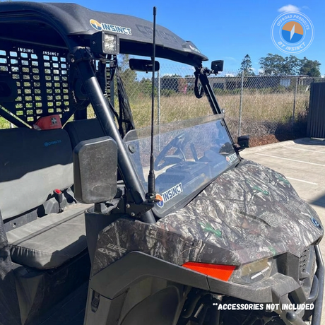 Australian-made A-pillar accessory mount for CFMoto UForce models