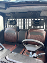 Organise your UTV with premium MOLLE storage accessories including knife mounts, emergency gear and practical off-road essentials.