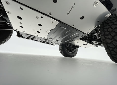 Close up of InSinct U6EV Skid plates