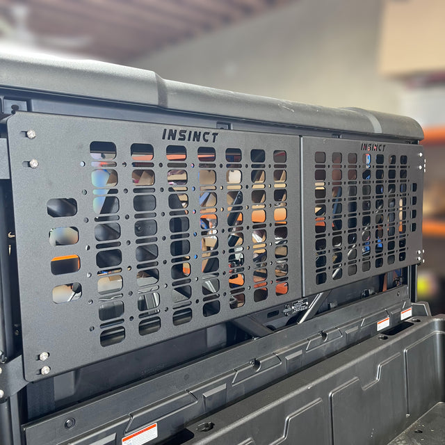 InSinct's CFMoto UForce 1000 Rear Molle Panel which mounds along the headboard