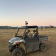 Roof accessory mounting plate designed for the CFMoto UForce 600 to reduce roof flex and improve support.