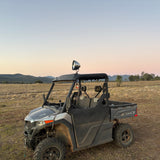 Roof accessory mounting plate designed for the CFMoto UForce 600 to reduce roof flex and improve support.