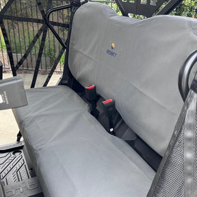 Aussie made canvas seat covers for CFMoto