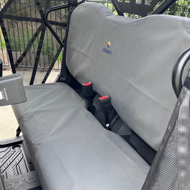 Aussie made canvas seat covers for CFMoto