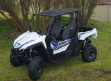 Yamaha Wolverine XT-R X2 showcasing the durability of Topaz Global's canvas seat cover