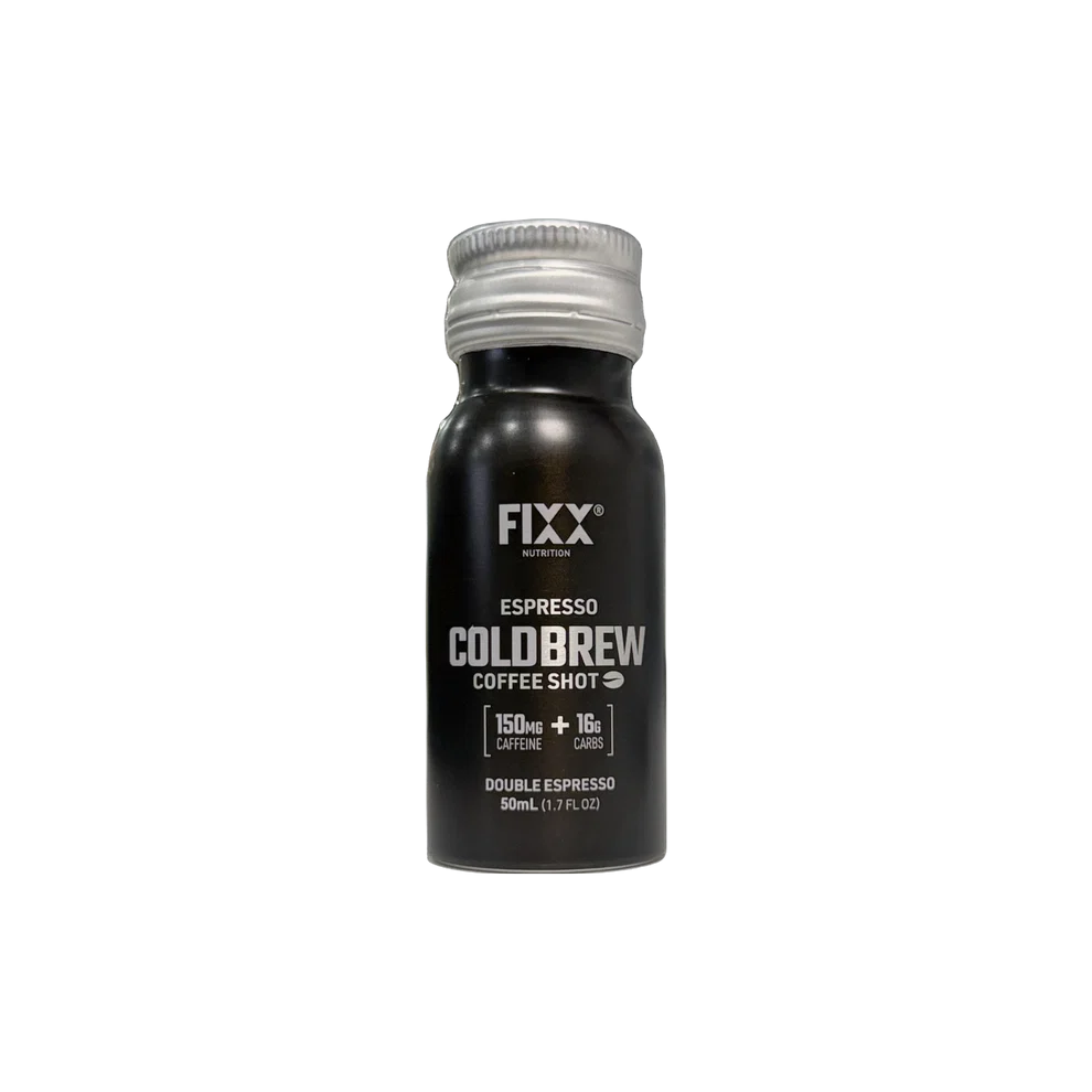 Fixx Nutrition Coldbrew Coffee Shot 50ml Espresso with 150mg caffeine and carbohydrates