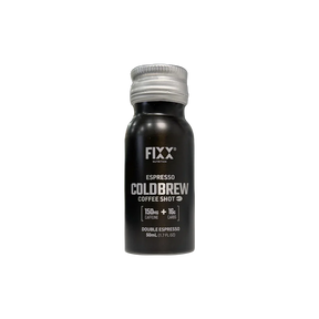 Fixx Nutrition Coldbrew Coffee Shot 50ml Espresso with 150mg caffeine and carbohydrates