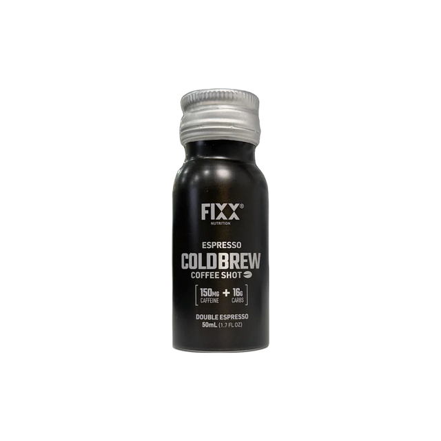Fixx Nutrition Coldbrew Coffee Shot 50ml Espresso with 150mg caffeine and carbohydrates