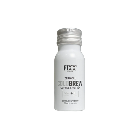 Fixx Nutrition Coldbrew Coffee Shot 50ml Zero Cal Espresso with 150mg caffeine and zero sugar