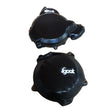 GOAT clutch and ignition cover protection kit for KTM EXC TBI 250 and 300 2-stroke 2024–2025 models including mounting hardware
