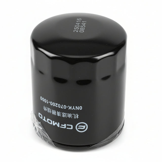Genuine CFMoto oil filter part number ONYV-070200-1000, suitable for CFMoto U10 Pro models.