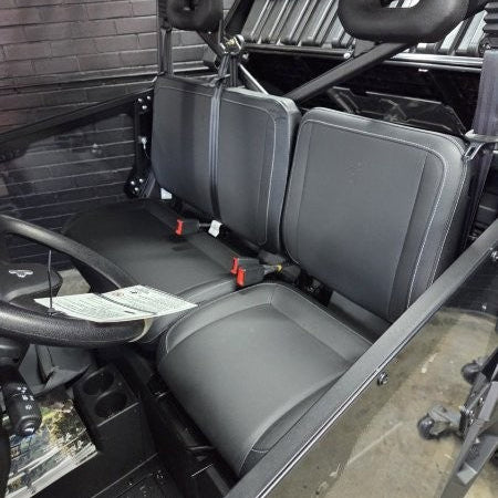 Heavy-duty charcoal canvas seat covers for 2025 onward Segway UT6 UTV models