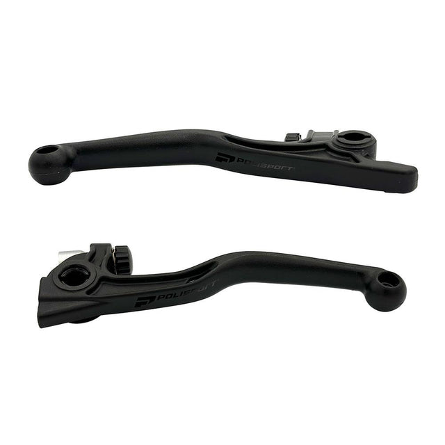 Polisport APT Unbreakable Lever Kit black clutch and brake levers for KTM, Husqvarna, GasGas, and Sherco motorcycles
