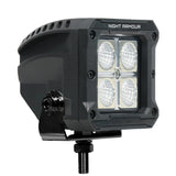 Night Armour Spotter 40W cube flood work light with mounting bracket and interchangeable covers