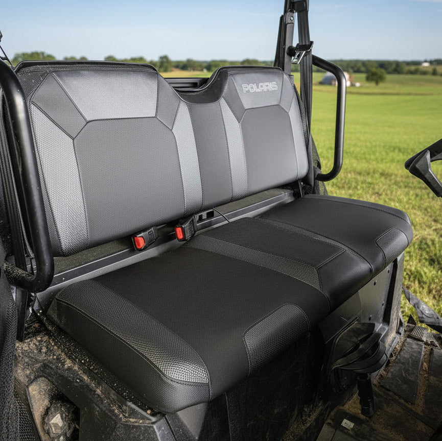 Polaris ranger 400 (2010–), 500 (2011–), 570 (2014–), ETX (2015–) canvas seat covers