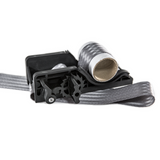 Adjustable Quick Fist Ratchet Clamp securing a gas bottle, fire extinguisher or recovery gear.