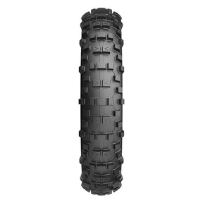 Aggressive soft compound tread pattern of Anlas Carpa Extreme 140/80-18