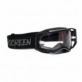 AirScreen AERO EX Enduro Goggles - Black Dark Grey