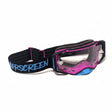 AirScreen AERO EX Enduro Goggles - Black Magenta Cyan