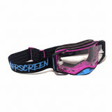 AirScreen AERO EX Enduro Goggles - Black Magenta Cyan